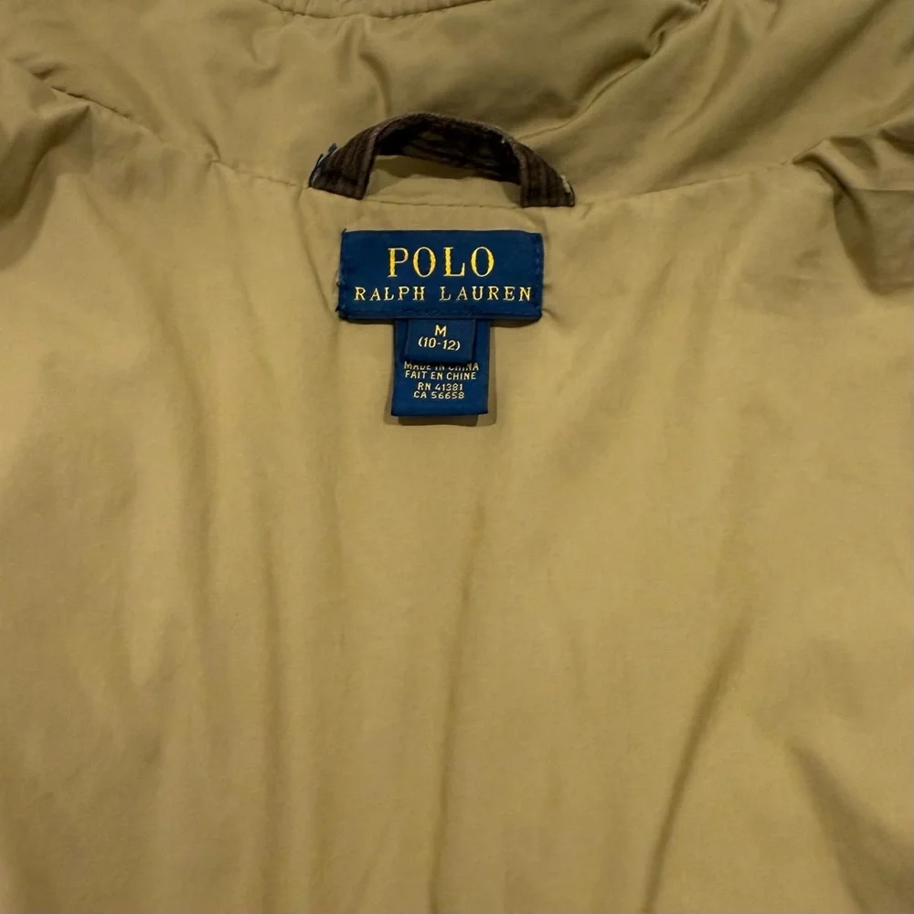 Polo Ralph Lauren Kid’s Beige Puffer Jacket, Size‎ M